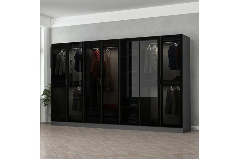 Fruitland Garderobe 315 cm, Antracit