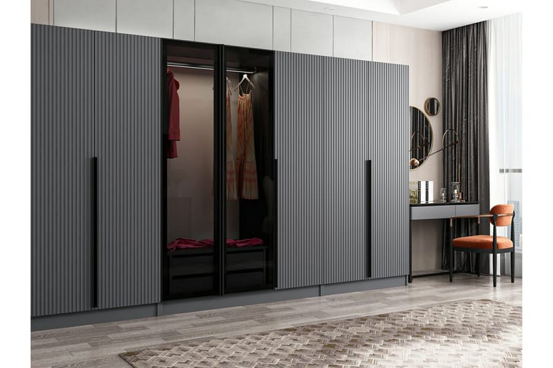 Fruitland Garderobe 315 cm, Antracit