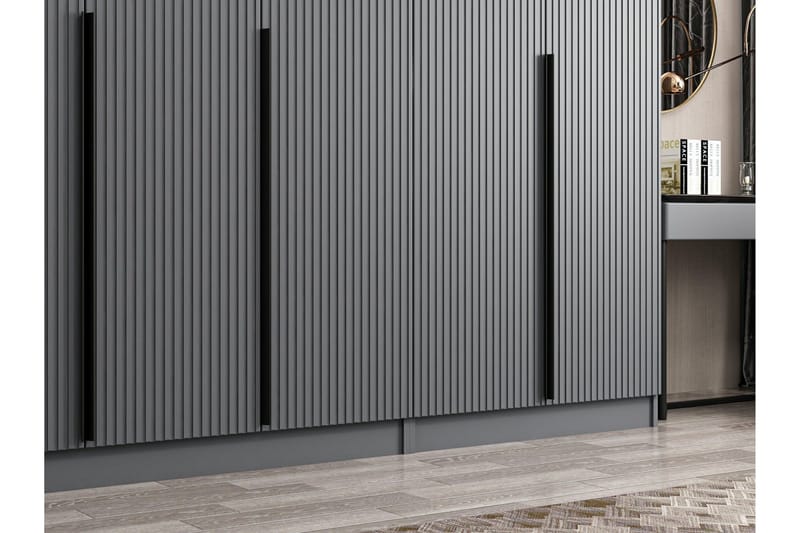 Fruitland Garderobe 315 cm - Antracit - Opbevaring - Tøjopbevaring - Garderobeskabe
