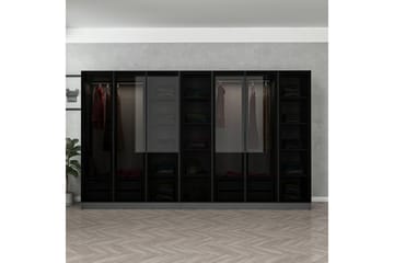 Fruitland Garderobe 315 cm - Antracit - Opbevaring - Tøjopbevaring - Garderobeskabe