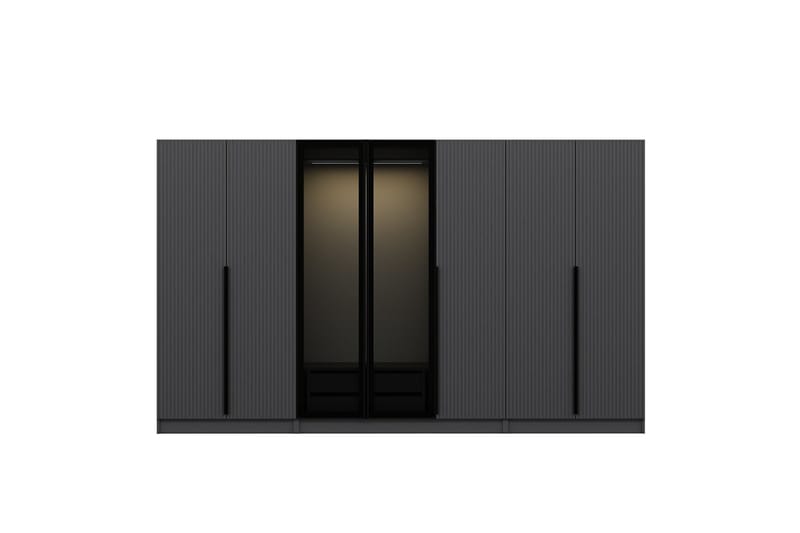 Fruitland Garderobe 315 cm - Antracit - Opbevaring - Tøjopbevaring - Garderobeskabe