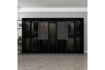 Fruitland Garderobe 315 cm - Antracit - Opbevaring - Tøjopbevaring - Garderobeskabe