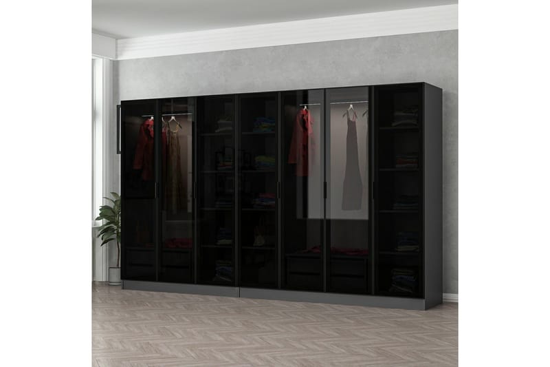 Fruitland Garderobe 315 cm, Antracit