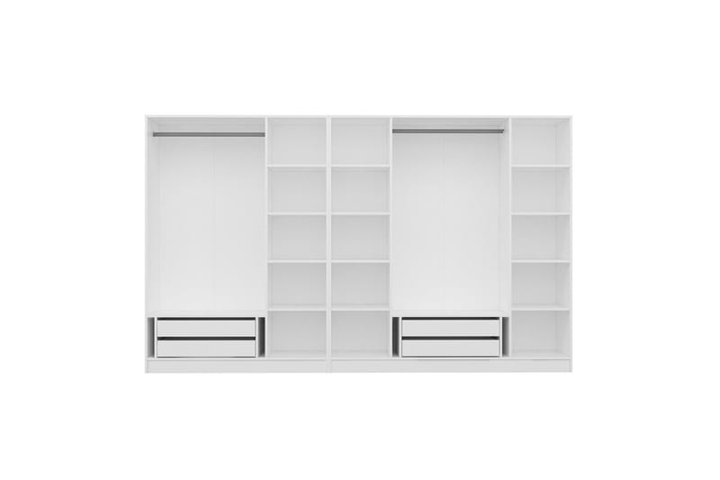 Fruitland Garderobe 315 cm - Hvid - Opbevaring - Tøjopbevaring - Garderobeskabe