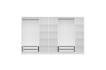 Fruitland Garderobe 315 cm - Hvid - Opbevaring - Tøjopbevaring - Garderobeskabe