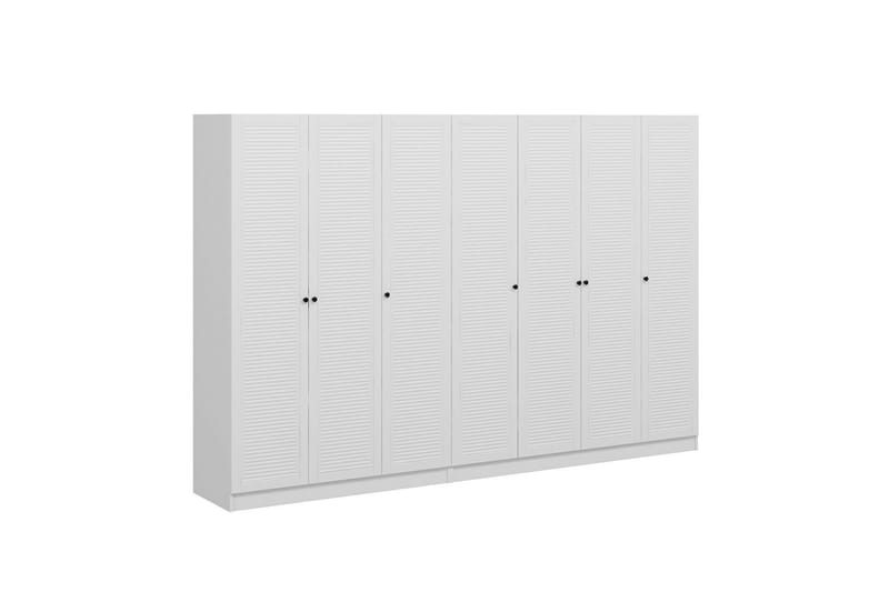 Fruitland Garderobe 315 cm - Hvid - Opbevaring - Tøjopbevaring - Garderobeskabe