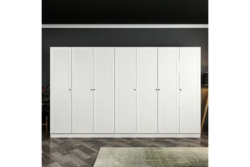 Fruitland Garderobe 315 cm - Hvid - Opbevaring - Tøjopbevaring - Garderobeskabe