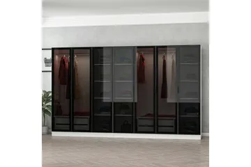 Fruitland Garderobe 315 cm - Hvid - Opbevaring - Tøjopbevaring - Garderobeskabe