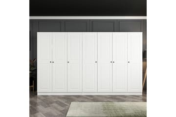 Fruitland Garderobe 315 cm - Hvid - Opbevaring - Tøjopbevaring - Garderobeskabe