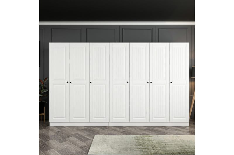 Fruitland Garderobe 315 cm, Hvid