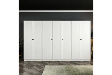 Fruitland Garderobe 315 cm - Hvid - Opbevaring - Tøjopbevaring - Garderobeskabe