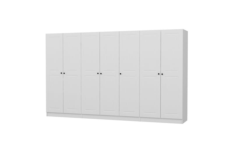 Fruitland Garderobe 315 cm - Hvid - Opbevaring - Tøjopbevaring - Garderobeskabe
