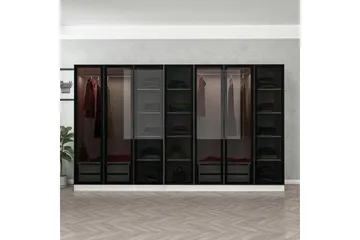 Fruitland Garderobe 315 cm - Hvid - Opbevaring - Tøjopbevaring - Garderobeskabe