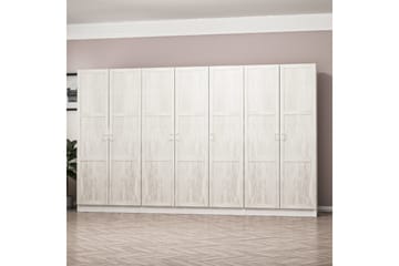 Fruitland Garderobe 315 cm - Hvid - Opbevaring - Tøjopbevaring - Garderobeskabe