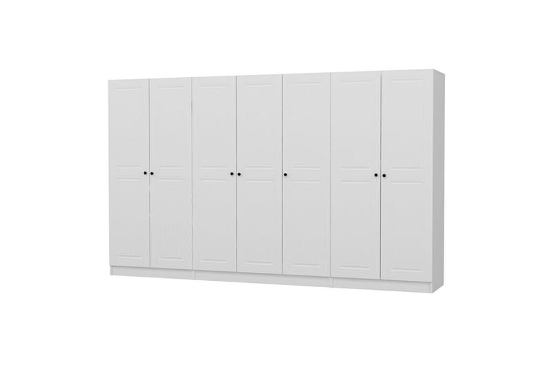 Fruitland Garderobe 315 cm - Hvid - Opbevaring - Tøjopbevaring - Garderobeskabe