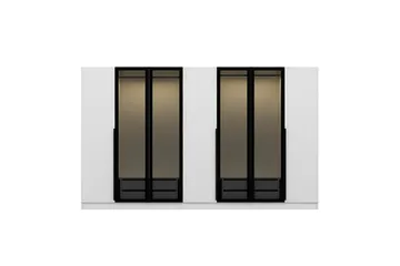 Fruitland Garderobe 315 cm - Hvid - Opbevaring - Tøjopbevaring - Garderobeskabe
