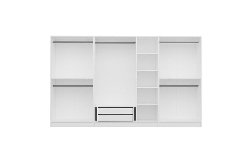 Fruitland Garderobe 315 cm - Hvid - Opbevaring - Tøjopbevaring - Garderobeskabe