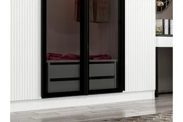Fruitland Garderobe 315 cm - Hvid - Opbevaring - Tøjopbevaring - Garderobeskabe