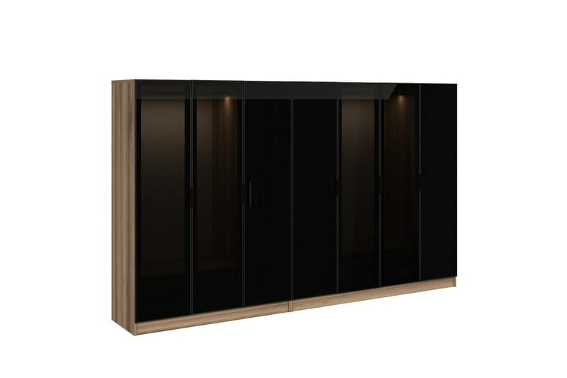 Fruitland Garderobe 315 cm - Oak - Opbevaring - Tøjopbevaring - Garderobeskabe