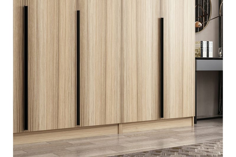 Fruitland Garderobe 315 cm - Oak - Opbevaring - Tøjopbevaring - Garderobeskabe