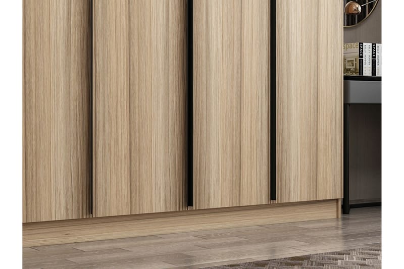 Fruitland Garderobe 315 cm - Oak - Opbevaring - Tøjopbevaring - Garderobeskabe