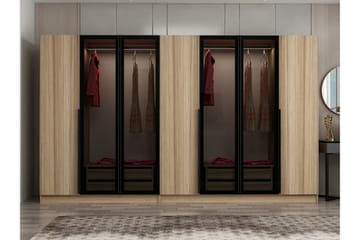 Fruitland Garderobe 315 cm - Oak - Opbevaring - Tøjopbevaring - Garderobeskabe