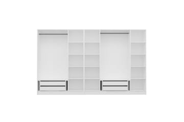 Fruitland Garderobe 315 cm - Valnød finér - Opbevaring - Tøjopbevaring - Garderobeskabe