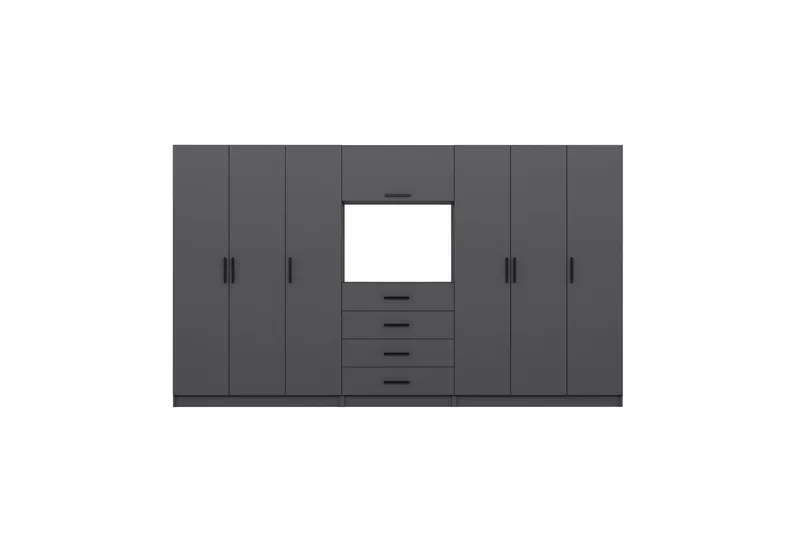 Fruitland Garderobe 360x210 cm, Antracit