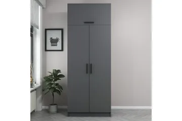 Fruitland Garderobe 90 cm - Antracit - Opbevaring - Tøjopbevaring - Garderobeskabe