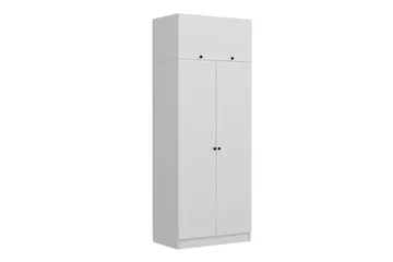 Fruitland Garderobe 90 cm - Hvid - Opbevaring - Tøjopbevaring - Garderobeskabe