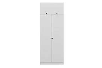 Fruitland Garderobe 90 cm - Hvid - Opbevaring - Tøjopbevaring - Garderobeskabe