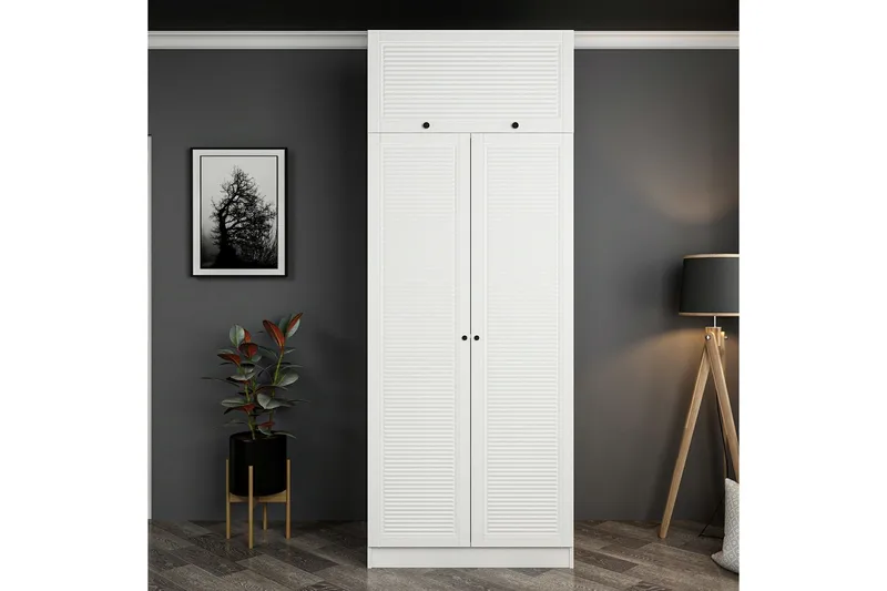 Fruitland Garderobe 90 cm, Hvid