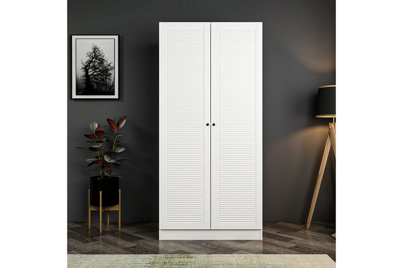 Fruitland Garderobe 90 cm, Hvid