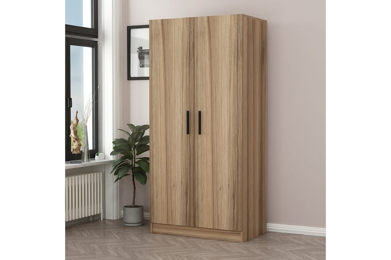 Fruitland Garderobe 90 cm - Oak - Garderobeskabe - Garderobeskab & klædeskab