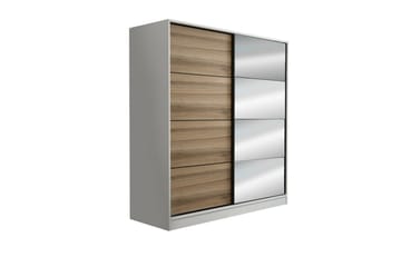 Fruitland Garderobe med Spejl - Brun - Opbevaring - Tøjopbevaring - Garderobeskabe