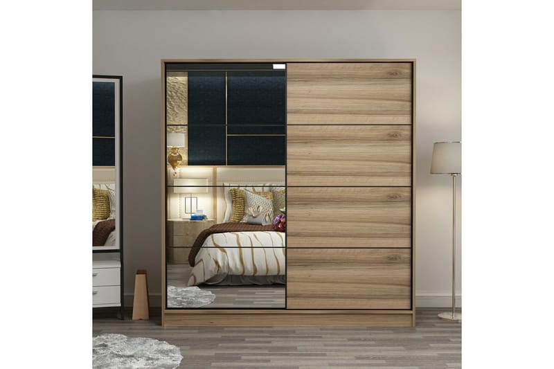 Fruitland Garderobe med Spejl, Brun