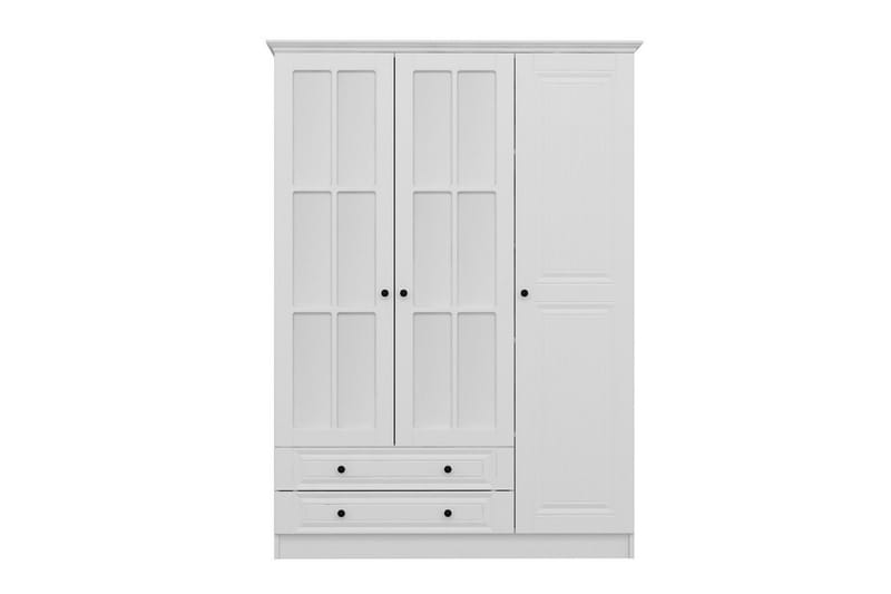 Fruitland Garderobe med Spejl - Hvid - Opbevaring - Tøjopbevaring - Garderobeskabe