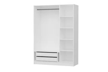 Fruitland Garderobe med Spejl - Hvid - Opbevaring - Tøjopbevaring - Garderobeskabe