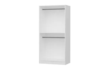 Fruitland Garderobeskab 90 cm i Malet Træ - Hvid - Opbevaring - Tøjopbevaring - Garderobeskabe