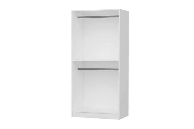 Fruitland Garderobeskab 90 cm i Malet Træ - Hvid - Opbevaring - Tøjopbevaring - Garderobeskabe