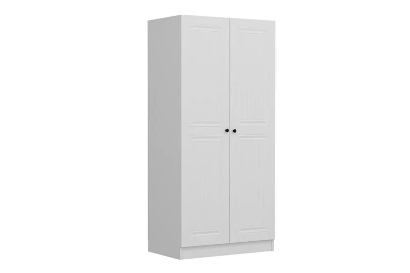 Fruitland Garderobeskab 90 cm i Malet Træ - Hvid - Opbevaring - Tøjopbevaring - Garderobeskabe