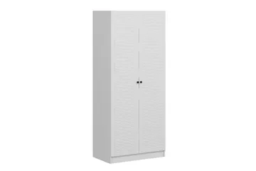Fruitland Garderobeskab 90 cm i Malet Træ - Hvid - Opbevaring - Tøjopbevaring - Garderobeskabe