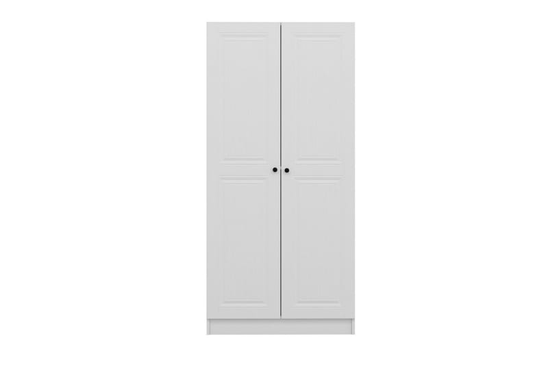 Fruitland Garderobeskab 90 cm i Malet Træ - Hvid - Opbevaring - Tøjopbevaring - Garderobeskabe