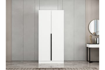 Fruitland Garderobeskab 90 cm i Træ - Hvid - Opbevaring - Tøjopbevaring - Garderobeskabe