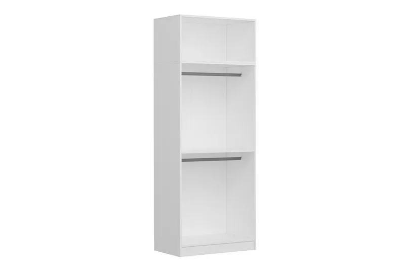 Fruitland Garderobeskab 90 cm i Træ - Hvid - Opbevaring - Tøjopbevaring - Garderobeskabe