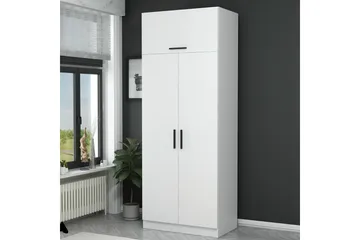 Fruitland Garderobeskab 90 cm i Træ - Hvid - Opbevaring - Tøjopbevaring - Garderobeskabe