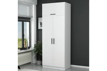 Fruitland Garderobeskab 90 cm i Træ - Hvid - Opbevaring - Tøjopbevaring - Garderobeskabe