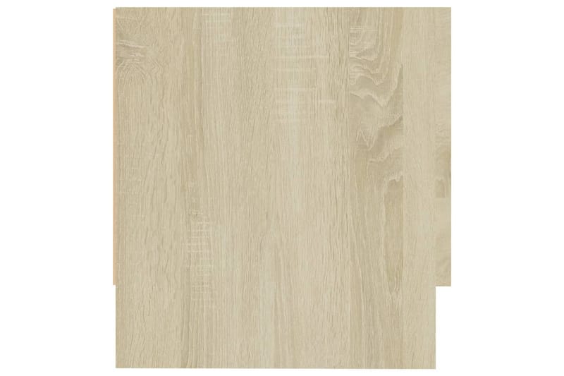 garderobe 100x32,5x35 cm spånplade sonoma-eg - Brun - Opbevaring - Tøjopbevaring - Garderobeskabe