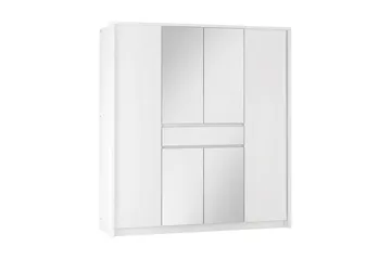 Garderobe 200 cm - Hvid - Opbevaring - Tøjopbevaring - Garderobeskabe