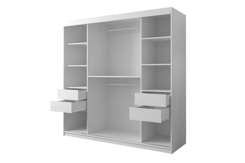 Garderobe 200 - Sort|Natur - Opbevaring - Tøjopbevaring - Garderobeskabe